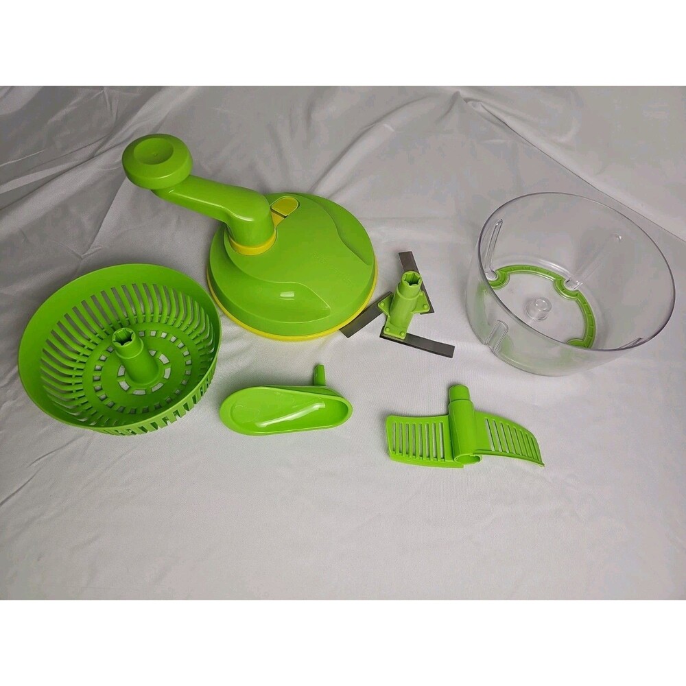 TUPPERWARE Quick Chef Pro System Green Manual FOOD PROCESSOR Chopper